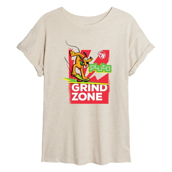 Disney - Pluto Grind Zone - Juniors Ideal Flowy Muscle T-Shirt