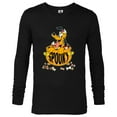 thumbnail image 1 of Disney Pluto Happy Halloween Spooky Cauldron with Candy - Long Sleeve T-Shirt for Men - Customized-Black, 1 of 5