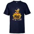 thumbnail image 1 of Disney Pluto Happy Halloween Spooky Cauldron with Candy - Short Sleeve T-Shirt for Kids - Customized-Athletic Navy, 1 of 5