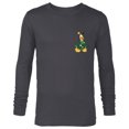 thumbnail image 1 of Disney Pluto Holiday Christmas Tree Costume Corner Art - Long Sleeve T-Shirt for Men - Customized-Charcoal Heather, 1 of 5