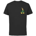 thumbnail image 1 of Disney Pluto Holiday Christmas Tree Costume Corner Art - Short Sleeve Cotton T-Shirt for Adults - Customized-Black, 1 of 5