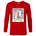 thumbnail image 1 of Disney Pluto Holiday Costume Have a Sweet Christmas - Long Sleeve T-Shirt for Men - Customized-New Red, 1 of 5