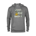 thumbnail image 1 of Disney Pluto Merry and Bright Christmas Holiday - Pullover Hoodie for Adults - Customized-Athletic Heather, 1 of 5