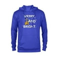thumbnail image 1 of Disney Pluto Merry and Bright Christmas Holiday - Pullover Hoodie for Adults - Customized-Royal, 1 of 5