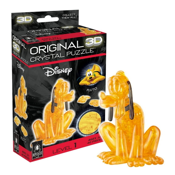 Disney Pluto Original 3D Crystal Puzzle from BePuzzled, Ages 12 and Up