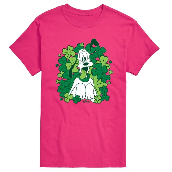 Disney - Pluto Shamrocks Men's Short Sleeve Graphic T-Shirt