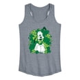 thumbnail image 1 of Disney - Pluto Shamrocks - Women's Racerback Graphic Tank, 1 of 3