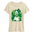 thumbnail image 1 of Disney - Pluto Shamrocks - Women's Short Sleeve Graphic T-Shirt, 1 of 4
