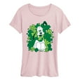 thumbnail image 1 of Disney - Pluto Shamrocks - Women's Short Sleeve Graphic T-Shirt, 1 of 3
