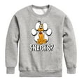 thumbnail image 1 of Disney - Pluto Snacks? - Youth Crewneck Fleece Sweatshirt, 1 of 5