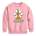 thumbnail image 1 of Disney - Pluto Snacks? - Youth Crewneck Fleece Sweatshirt, 1 of 4