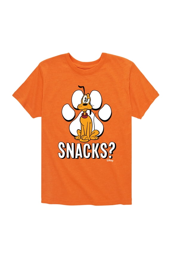- Pluto Snacks? - Youth Short Sleeve Graphic T-Shirt