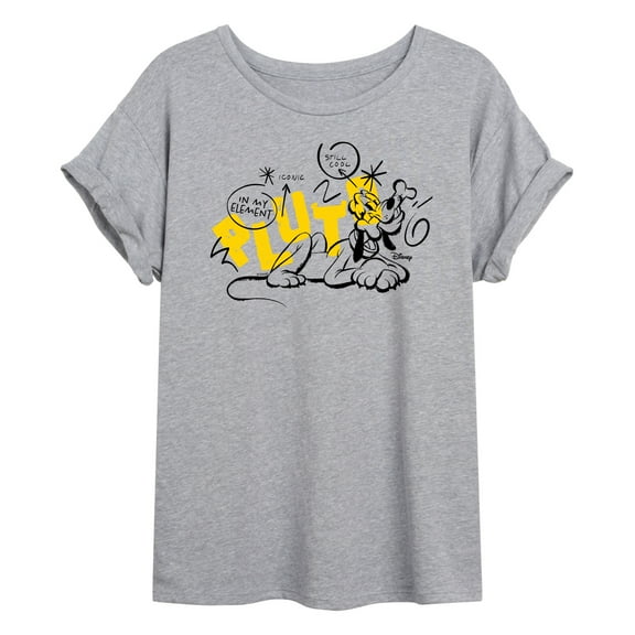 Disney - Pluto Streetwear - Women's Oversized T-Shirt