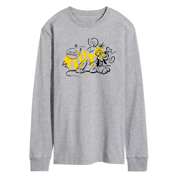 Disney - Pluto Streetwear - Men's Long Sleeve T-Shirt