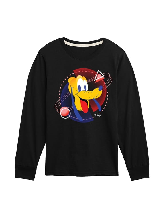 - Pluto Boys' Long Sleeve Graphic T-Shirt