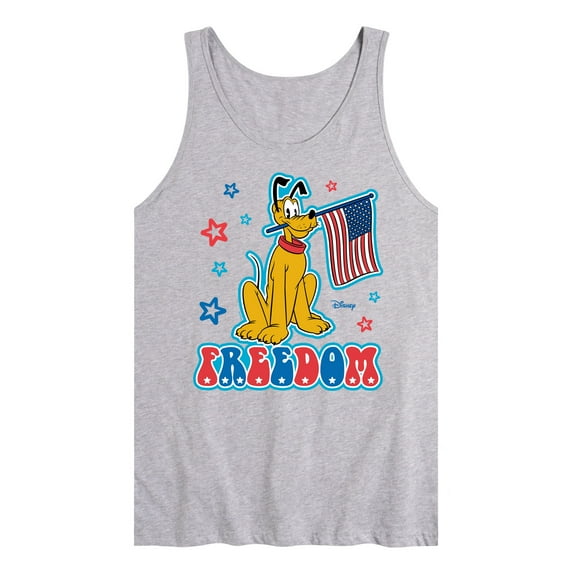 Disney - Pluto USA Flag - Men's Jersey Tank Top