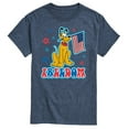 thumbnail image 1 of Disney - Pluto USA Flag - Men's Short Sleeve Graphic T-Shirt, 1 of 5
