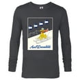 thumbnail image 1 of Disney Pluto Winter Holiday Sled Sledding Holiday AaaWooshhh - Long Sleeve T-Shirt for Men - Customized-Charcoal Heather, 1 of 5