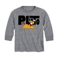 thumbnail image 1 of Disney - Pluto with Bone Boys' Long Sleeve Graphic T-Shirt, 1 of 5