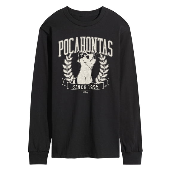 Disney - Pocahontas Collegiate - Men's Long Sleeve Graphic T-Shirt
