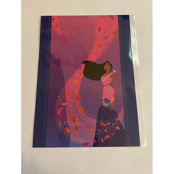 Disney Pocahontas Let Your Heart Guide You Ashley Taylor Postcard Wonderground