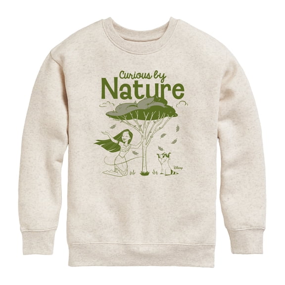 Disney - Pocahontas Nature - Youth Boys Crew Fleece Sweatshirt