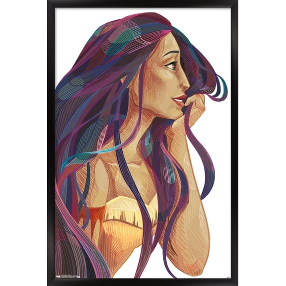 Disney Pocahontas - Stylized Wall Poster, 22.375" x 34" Framed