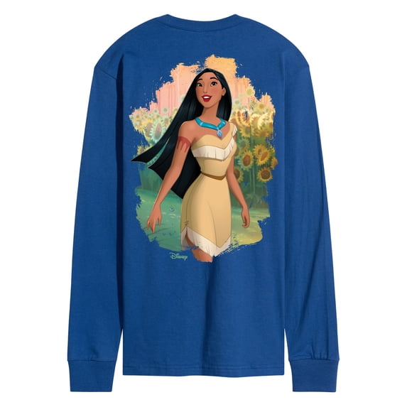 Disney - Pocahontas Sunflowers - Men's Long Sleeve Graphic T-Shirt