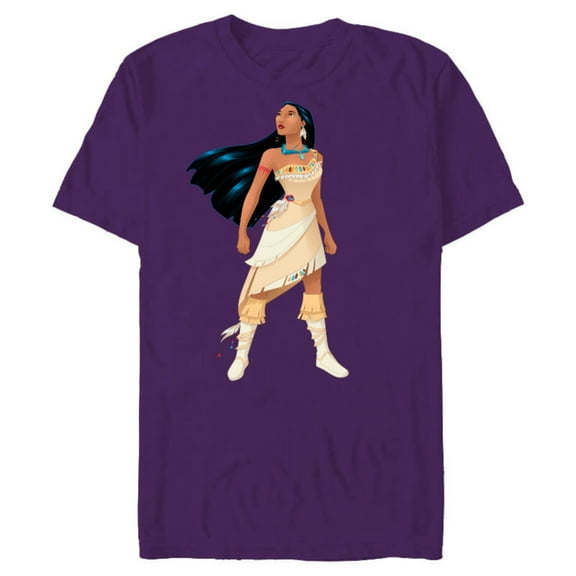 Disney Pocahontas T-Shirt- Short Sleeve Blended T-Shirt for Adults - Customized-Berry Snow Heather