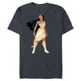 thumbnail image 1 of Disney Pocahontas T-Shirt- Short Sleeve Blended T-Shirt for Adults - Customized-Denim Snow Heather, 1 of 5