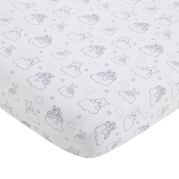 Disney Winnie the Pooh Hello Sunshine Nursery Fitted Crib Sheet