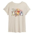 thumbnail image 1 of Winnie the Pooh - Pooh and Group Watercolor - Women's Oversized T-Shirt, 1 of 4