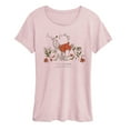 thumbnail image 1 of Disney - Pooh Flowers - Women's Short Sleeve Graphic T-Shirt, 1 of 3