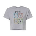 thumbnail image 1 of Disney - Pooh Sketch - Juniors Cropped Cotton Blend T-Shirt, 1 of 4