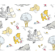 Springs Creative Disney Winnie the Pooh Together-ish 1 Yard Precut Cotton Fabric