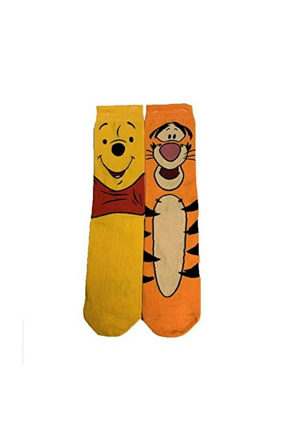 Pooh and Tigger Mismatched Socks