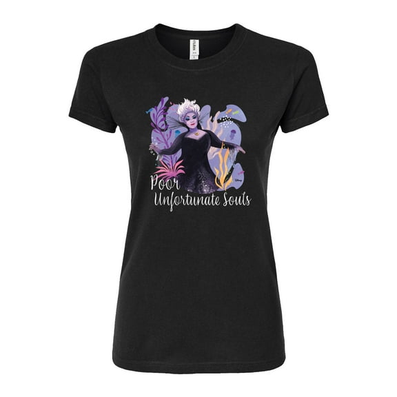 Disney - Poor Unfortunate Soul - Juniors Fitted Graphic T-Shirt