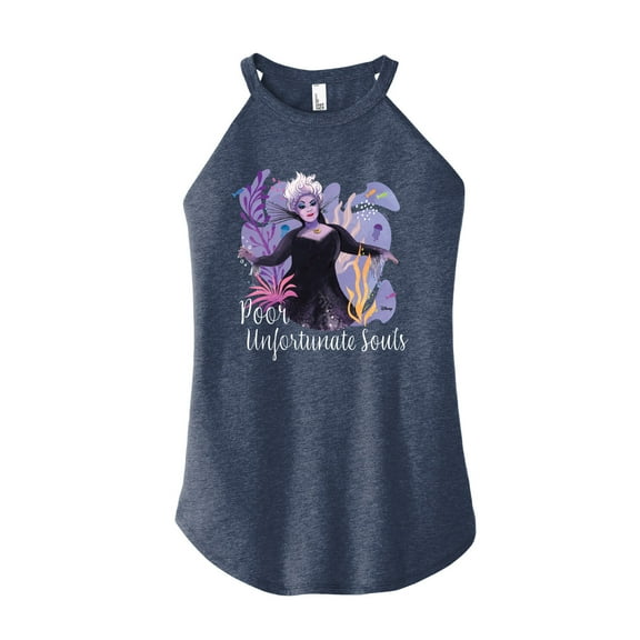 Disney - Poor Unfortunate Soul - Juniors High Neck Tank Top