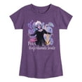 thumbnail image 1 of Disney - Poor Unfortunate Soul - Toddler & Youth Girls Short Sleeve Graphic T-Shirt, 1 of 5