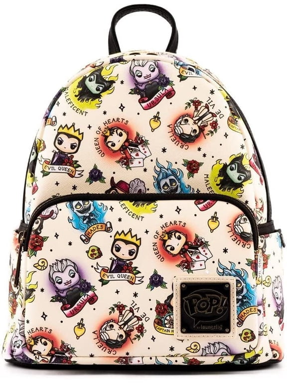 Disney Pop! by Loungefly Villains Tattoo Art Mini-Backpack