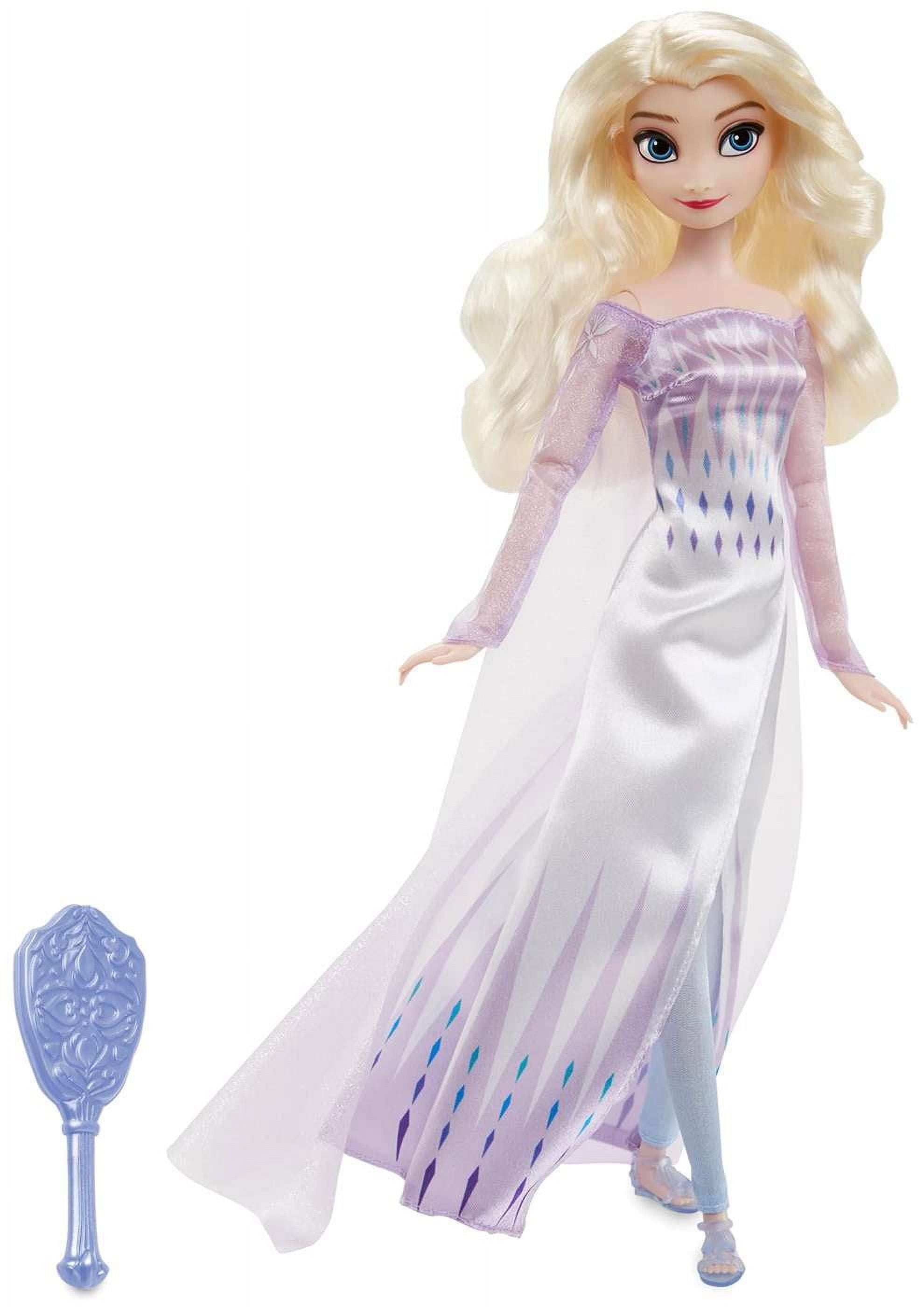 Disney Poseable Elsa Doll Plastic and Polyester Frozen