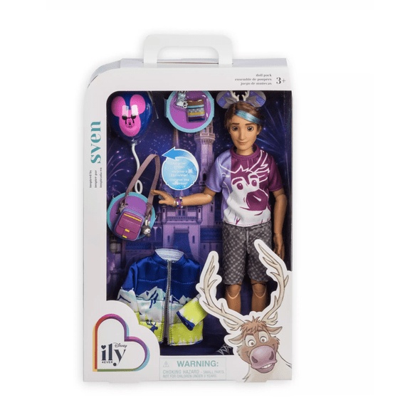 Disney Poseable Sven Doll, Plastic, Polyester