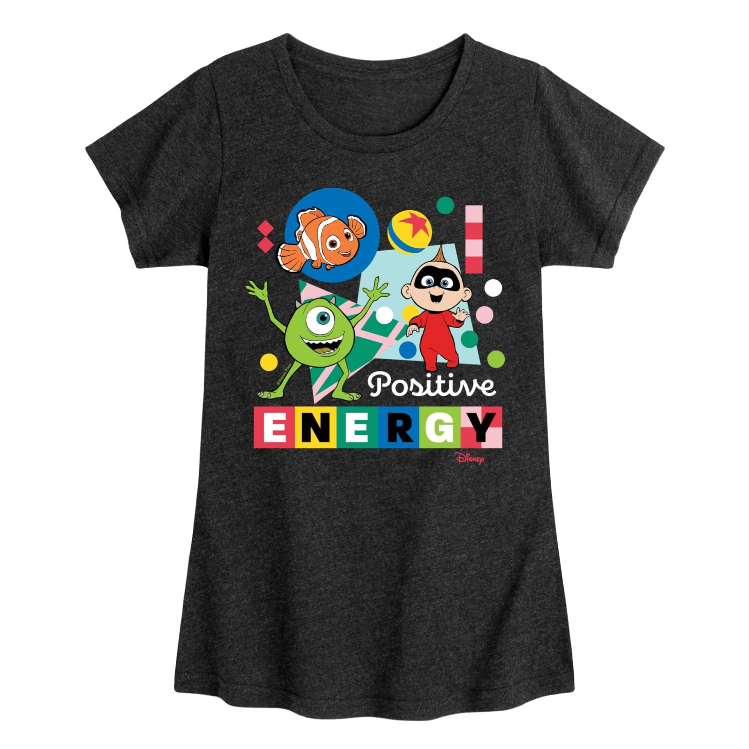 Disney - Positive Energy - Toddler & Youth Girls Short Sleeve Graphic T ...