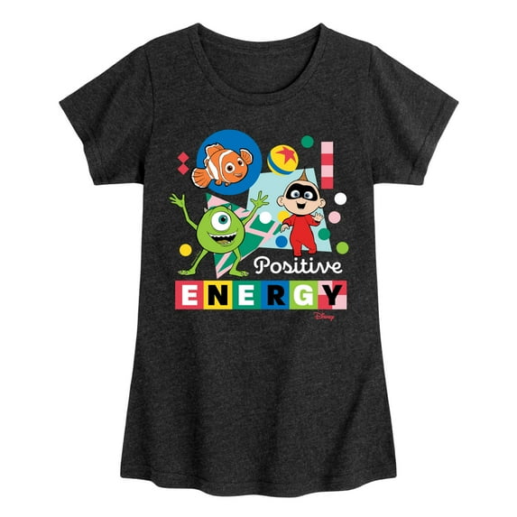 Disney - Positive Energy - Toddler & Youth Girls Short Sleeve Graphic T-Shirt