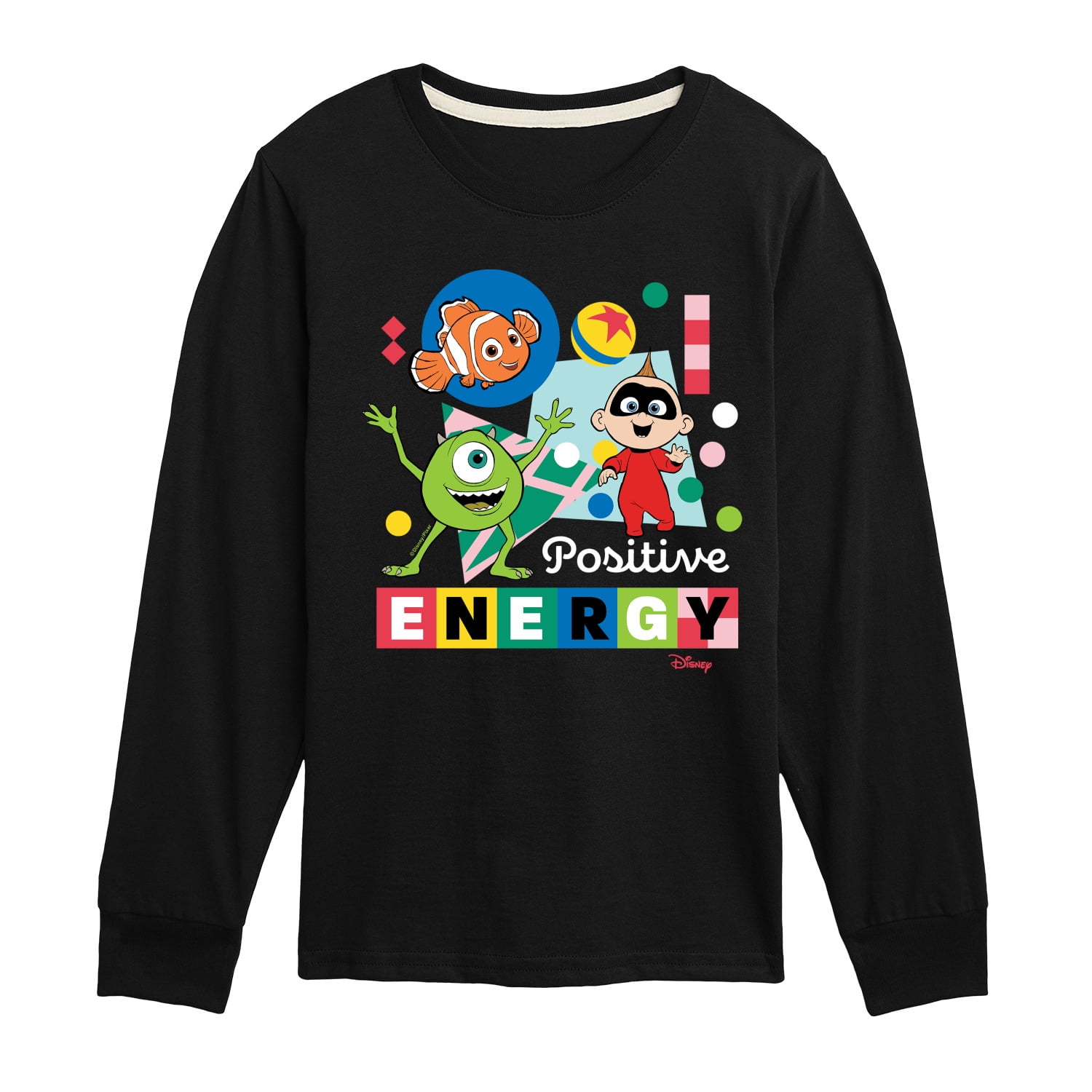 Disney - Positive Energy - Toddler & Youth Long Sleeve Graphic T-Shirt ...