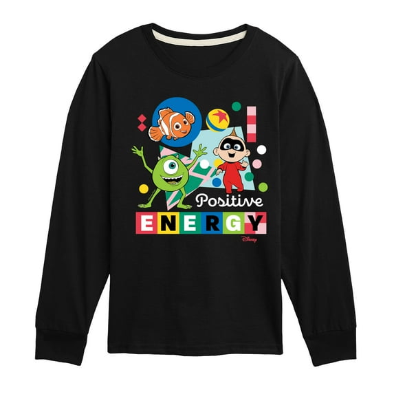 Disney - Positive Energy - Toddler & Youth Long Sleeve Graphic T-Shirt