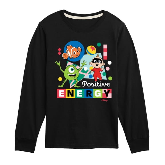 Disney - Positive Energy - Toddler & Youth Long Sleeve Graphic T-Shirt