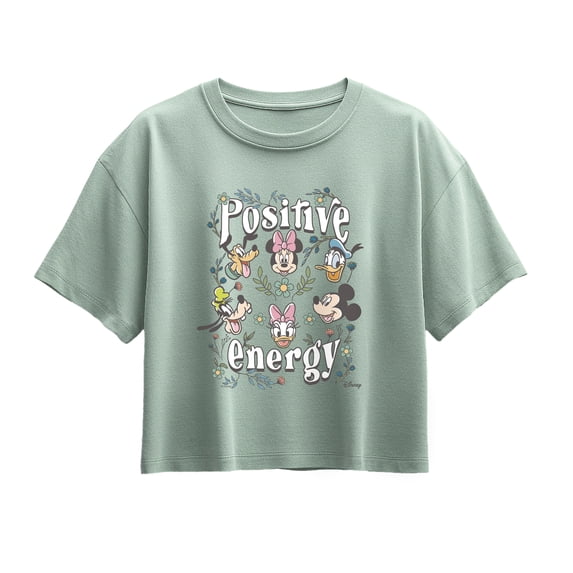 Disney - Positive Energy - Youth Girls Boxy T-Shirt