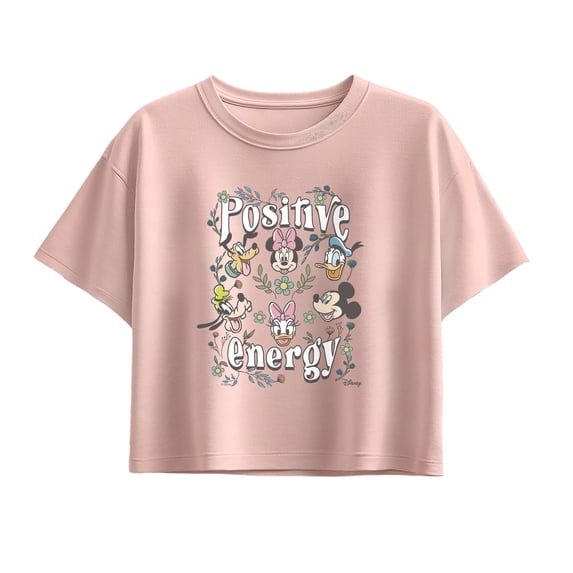 Disney - Positive Energy - Youth Girls Boxy T-Shirt