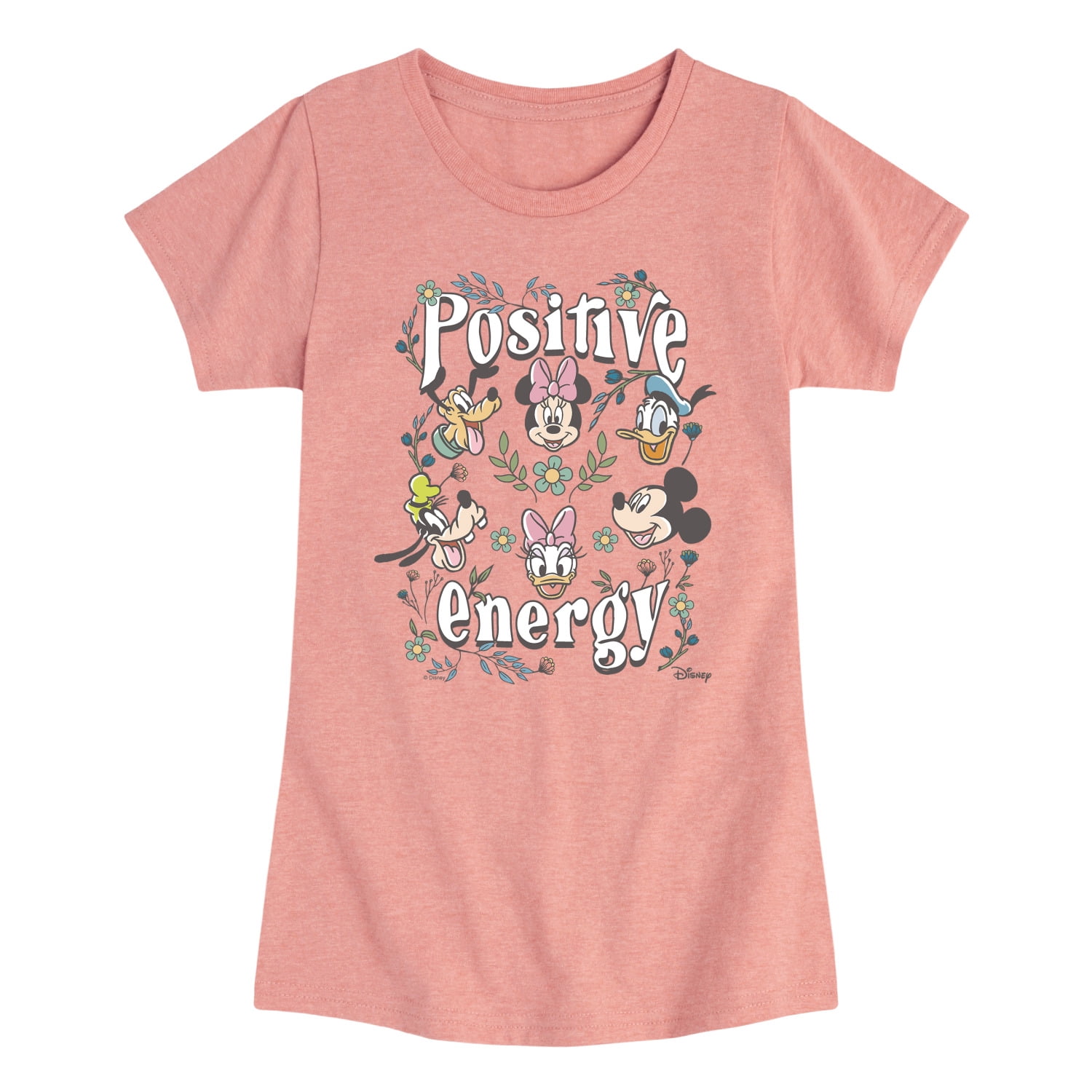 Disney - Positive Energy - Youth Girls Fitted Short Sleeve T-Shirt ...